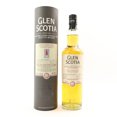 Glen Scotia 6 Year Old, Bordeaux Red Wine Cask, Cask #23/309-5, 2017, Inverarity Morton, 57.4% whisky bottle
