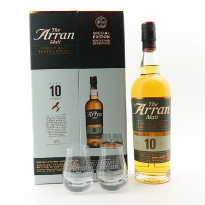 Arran 10 Year Old, Bourbon & Sherry Cask, 46%, 70cl whisky bottle