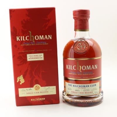 Kilchoman The Kilchoman Club 1st Edition 5 Year Old, Sherry Cask, Cask #451/2007, 2012, 59.2% whisky bottle