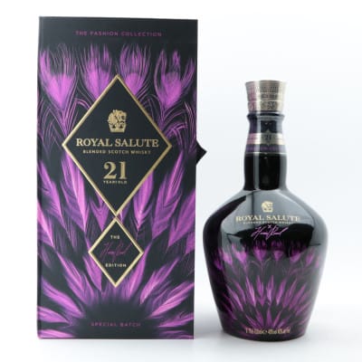 Chivas Royal Salute 21 Year Old Harris Reed Edition Purple Flagon