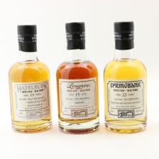 Hazelburn 15 Springbank 22 Longrow 15 Open Day 2022 3 X 20cl