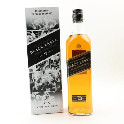 Johnnie Walker 12 Year Old Black Label Celebrating 20 Years of Diageo