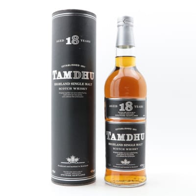 Tamdhu 18 Year Old, American & European Oak Oloroso Sherry Cask, 43% whisky bottle