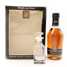 Highland Park 12 Dumpy Bottle Crystal Decanter