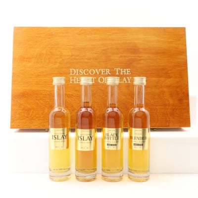 Black Bottle Heart Of Islay Tasting Kit 4 x 10cl With Peat & Barley Samples
