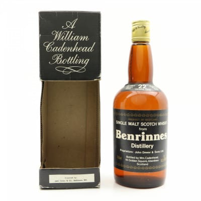 Benrinnes 1962 22 Year Old Cadenhead's 75cl