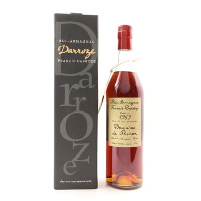 Domaine de Pounon Bas-Armagnac 43 Year Old, Oak Cask, 1969, Darroze, 40% whisky bottle