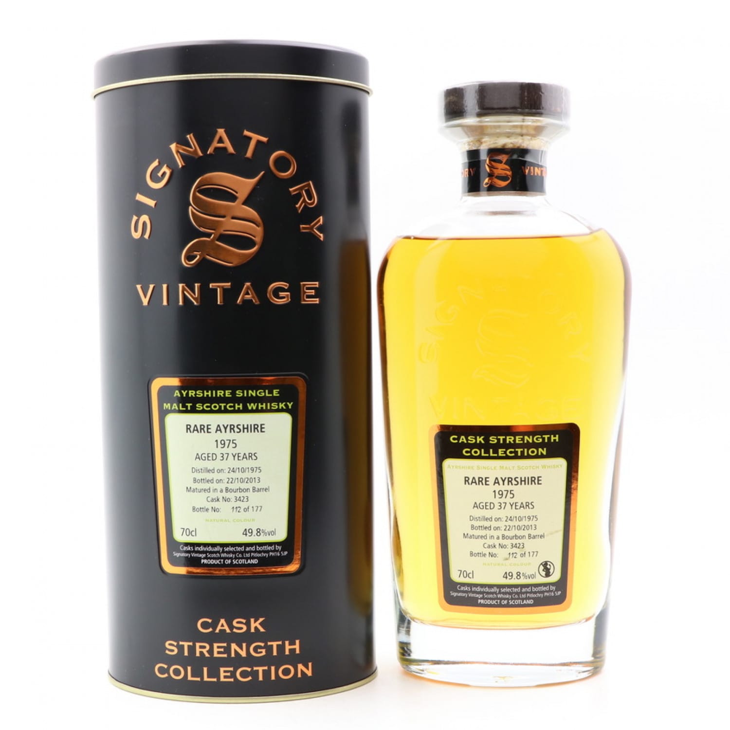 Rare Ayrshire 1975 37 Year Old Signatory The 150th Auction Scotch