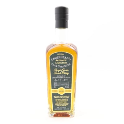 Cameronbridge 1992 31 Year Old Cadenhead’s