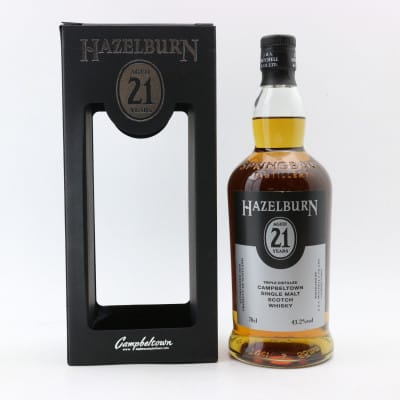 Hazelburn 21 Year Old, Sherry & Bourbon Cask, 2022, 46% whisky bottle