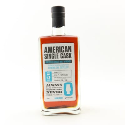 Blinking Owl 2018 5 Year Old American Single Malt American Single Cask #0002 75cl