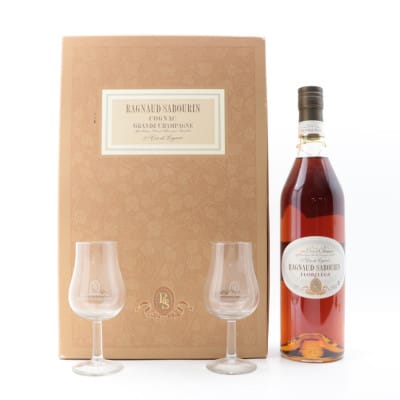 Ragnaud-Sabourin Grande Champagne Florilège With Glasses Set