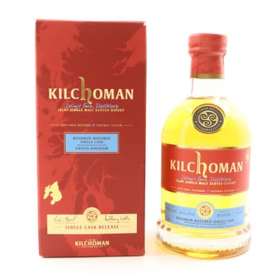 Kilchoman Comparison Series 8 Year Old, Bourbon Cask, Cask #726, Batch No. 1, 2021, 55.4% whisky bottle