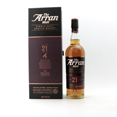 Arran 21 Year Old, Sherry Cask, 46% whisky bottle
