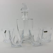 Decanter With 4 Glasses Set