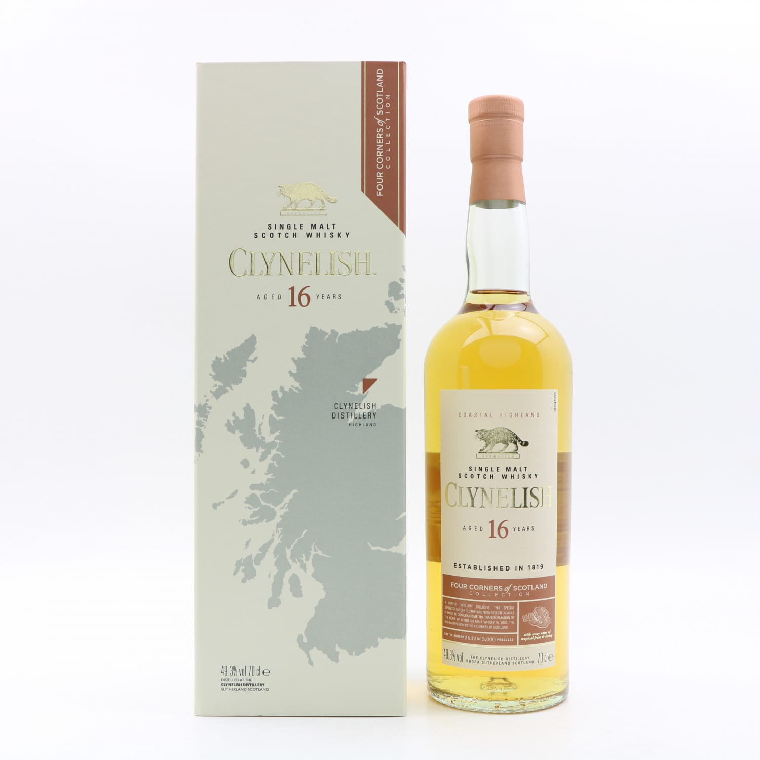 Clynelish 16 Year Old Four Corners Of Scotland Collection The 133rd