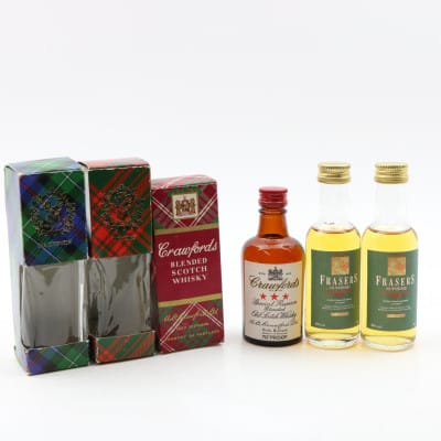 Frasers Supreme Minis 2 x 5cl & Crawford 3 Star Mini 1 x 5cl