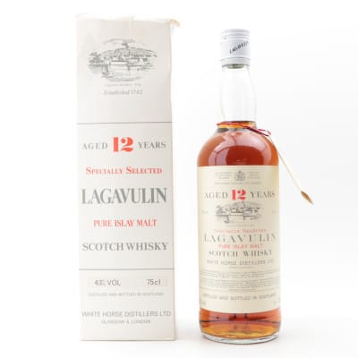 Lagavulin 12 Year Old White Horse Bottling Circa 1980’s 75cl