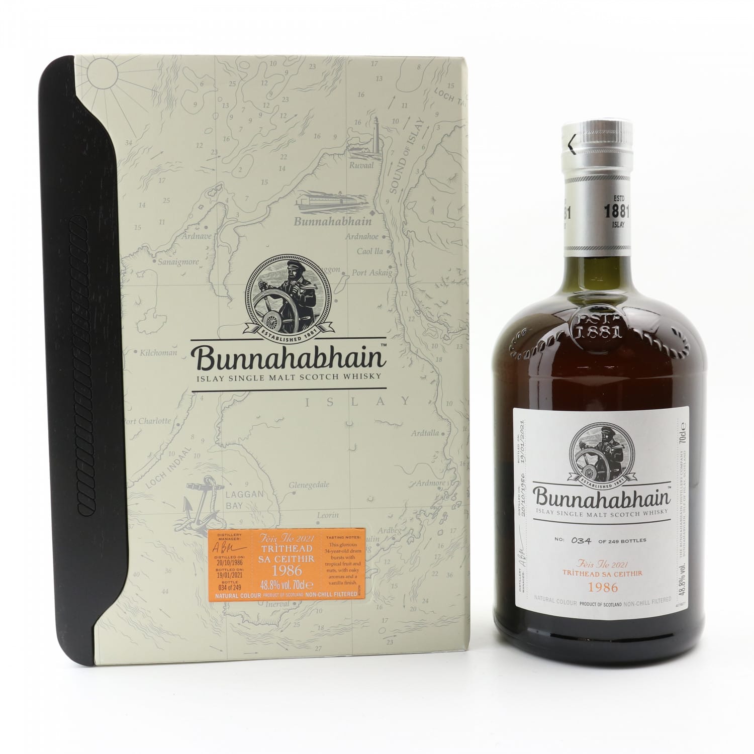 Bunnahabhain 1986 34 Year Old Trithead Sa Ceithir Feis Ile 2021 | The ...