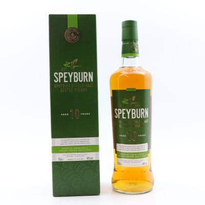 Speyburn 10 Year Old, Bourbon & Sherry Cask, 40% whisky bottle
