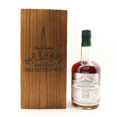 Probably Speyside’s Finest Distillery 1965 45 Year Old Hunter Laing’s Old & Rare