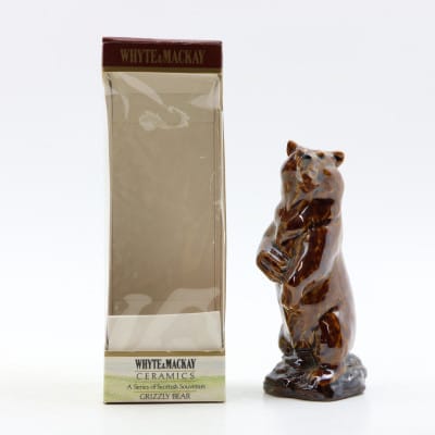 Whyte & MacKay Grizzly Bear Ceramic Decanter Mini 5cl