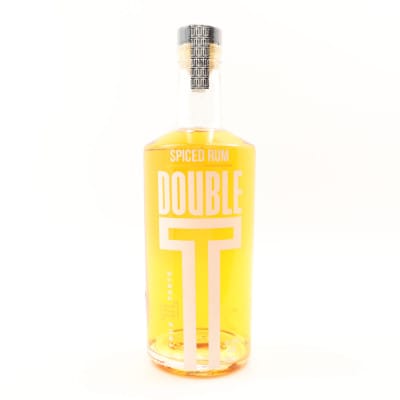 Double T Spiced Rum, 37.5% whisky bottle