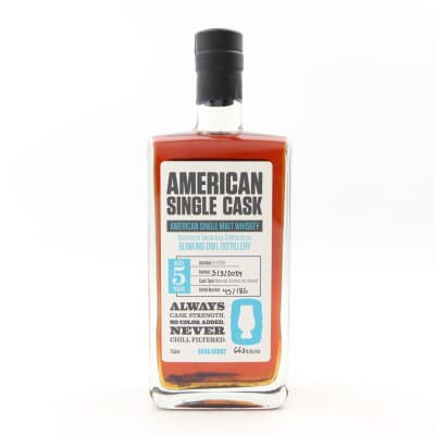 Blinking Owl 2018 5 Year Old American Single Malt American Single Cask #0002 75cl