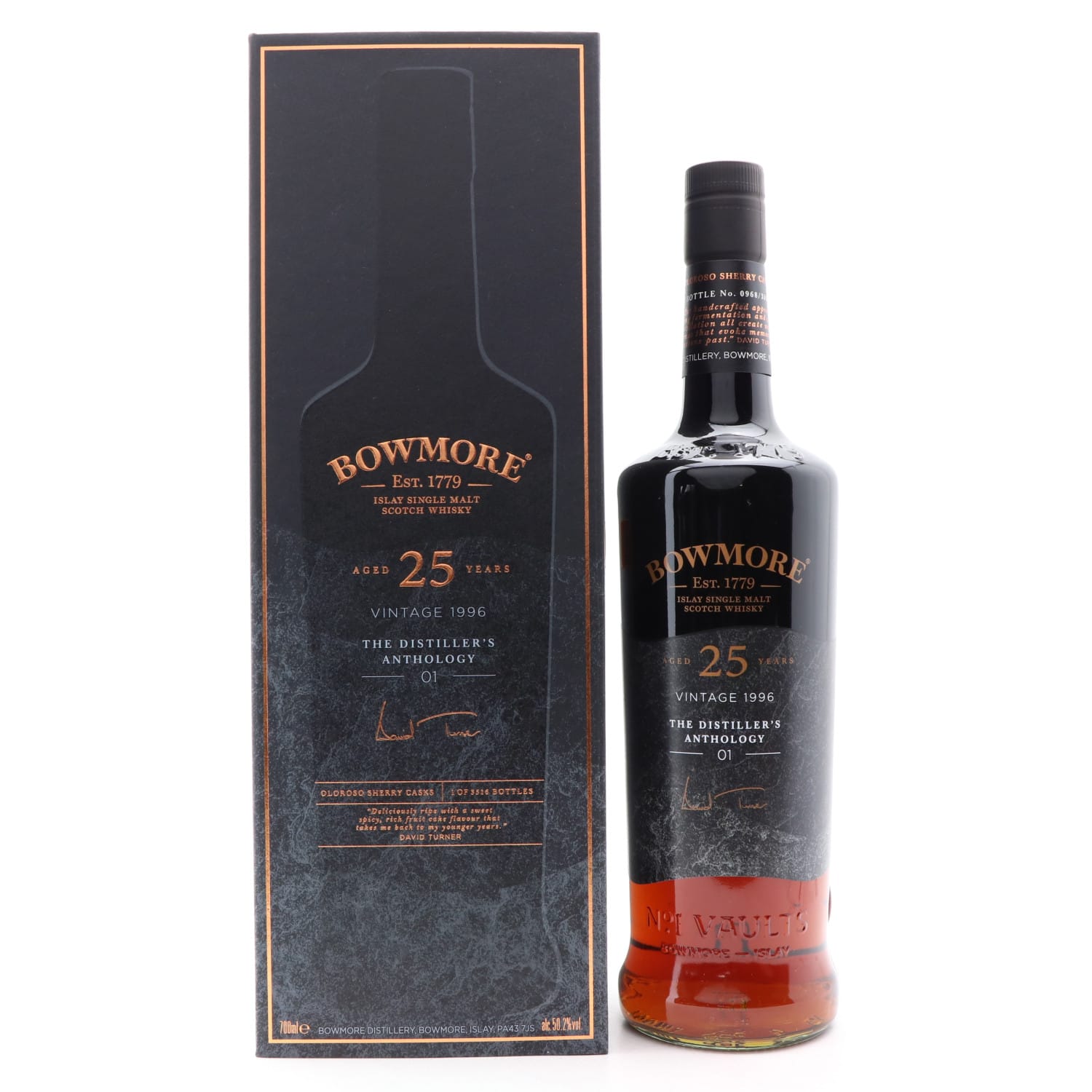 Bowmore 1996 25 Year Old The Distiller s Anthology No1 The 161st bowmore-1996-25-year-old-the-distiller-s-anthology-no1-the-161st