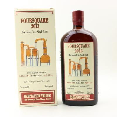 Foursquare Habitation Velier 12 Year Old, Cognac Cask, 2013, Velier, 60% whisky bottle