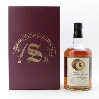 Macallan 30 Year Old, Cask #10545, 1968, Signatory, 46% whisky bottle
