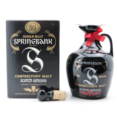 Springbank 21 Year Old Ceramic Decanter