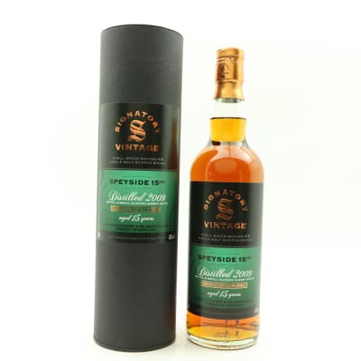 Speyside (M) 2009 15 Year Old Signatory Small Batch Edition #18