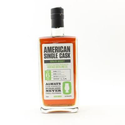 Heritage Distilling Co. 2015 6 Year Old 100% Rye Whiskey American Single Cask #4 75cl