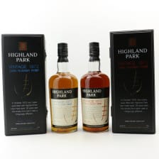 HIGHLAND PARK 1973 28 YEAR OLD CASKS 11167  11151 2 X 70CL
