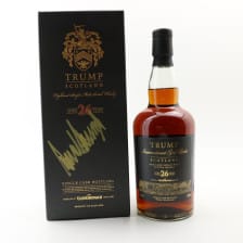 GLENDRONACH 1985 26 YEAR OLD TRUMP INTERNATIONAL GOLF LINKS SIGNED BY DONALD TRUMP