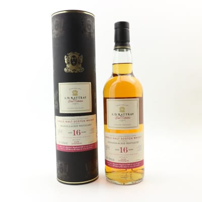 Craigellachie Cask Collection 16 Year Old, Bourbon & PX Sherry Cask, Cask #20, 2010, A.D. Rattray, 55.8% whisky bottle