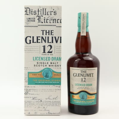 Glenlivet Licensed Dram 12 Year Old, Double Oak Cask, 2021, 48%