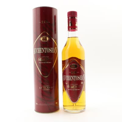 Auchentoshan 10 Year Old, 40% whisky bottle