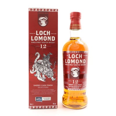 Loch Lomond The Tiger Limited Edition 12 Year Old, Sherry Cask, 2021, 46% whisky bottle