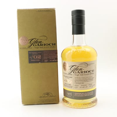 Glen Garioch Whisky Shop Release 14 Year Old, Bourbon Cask, Cask #834, Batch No. 2, 2012, 48% whisky bottle