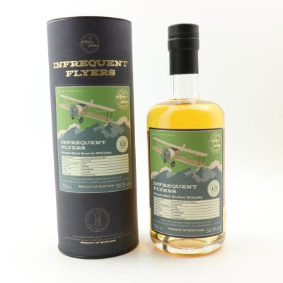 Auchroisk Infrequent Flyers 13 Year Old, Hogshead Cask, Cask #804082, Release No. 14, 2006, Alistair Walker Whisky Company, 58.3% whisky bottle