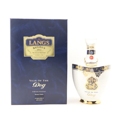 Langs Year Of The Dog Ceramic Decanter 75cl