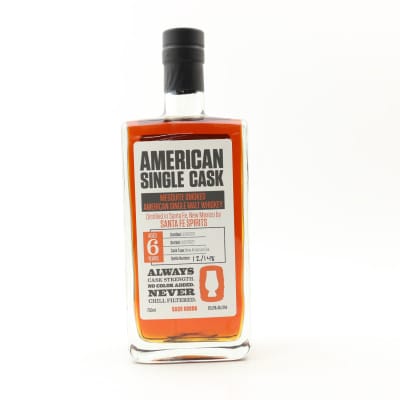 Santa Fe Spirits 2017 6 Year Old Mesquite Smoked American Single Malt Cask #0006 75cl