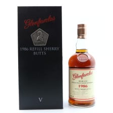 GLENFARCLAS 1986 REFILL SHERRY BUTTS FAMILY COLLECTOR SERIES V