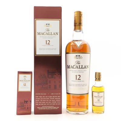 Macallan Sherry Oak 12 Year Old, Sherry Cask, 40%, 70cl whisky bottle