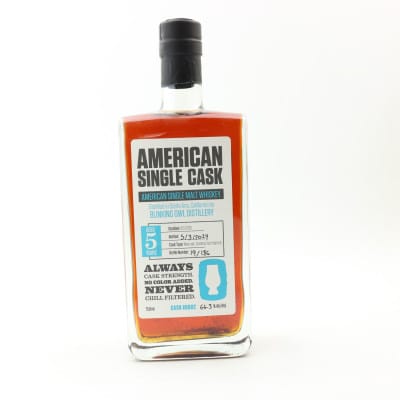 Blinking Owl 2018 5 Year Old American Single Malt American Single Cask #0002 75cl