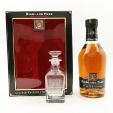 Highland Park 12 Dumpy Bottle Crystal Decanter