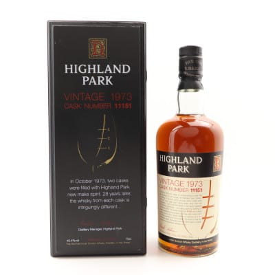 Highland Park Vintage 1973 28 Year Old Cask #11151