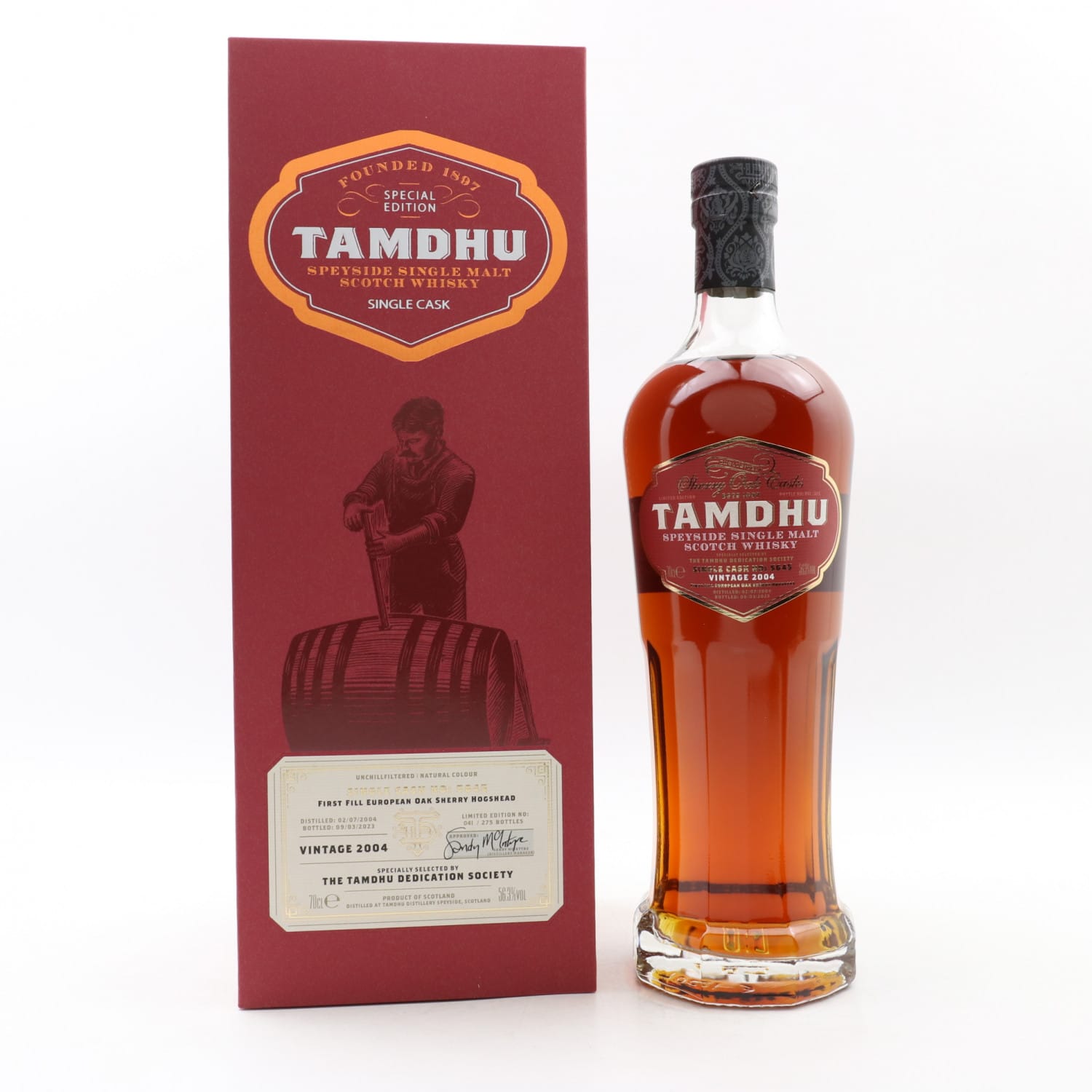 Tamdhu 2004 Single Cask #5645 For the Tamdhu Dedication Society | The ...
